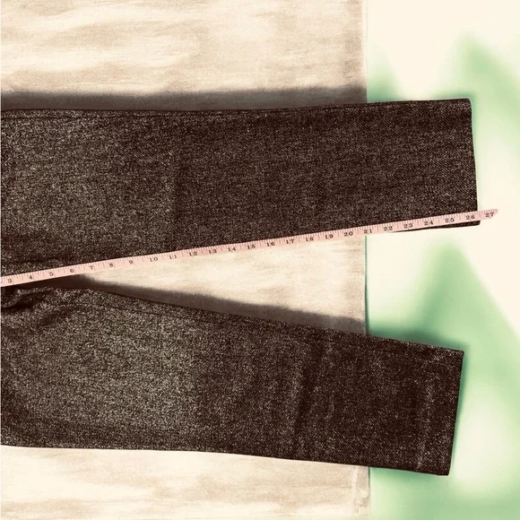 NWT Veronica Beard Metallic Black Stila Pant - Picture 6 of 9